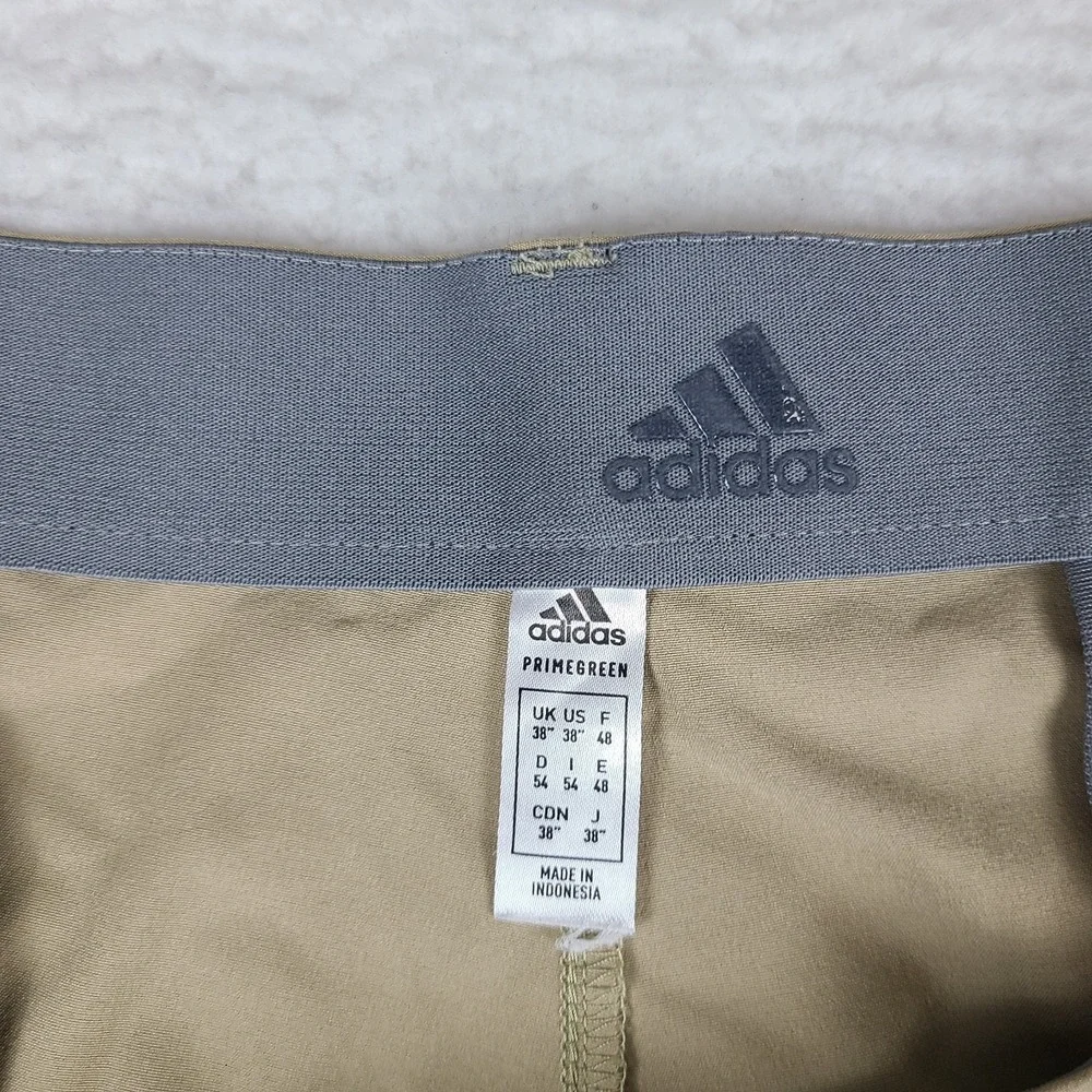 Adidas Shorts Mens 38 Khaki‎ Tan Primegreen 10